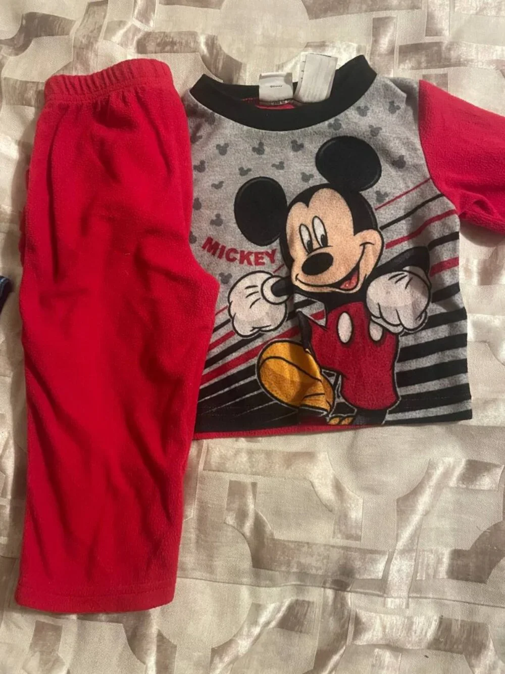 Boys pajama lot two piece footie Disney where the wild things Jake pirate Mickey